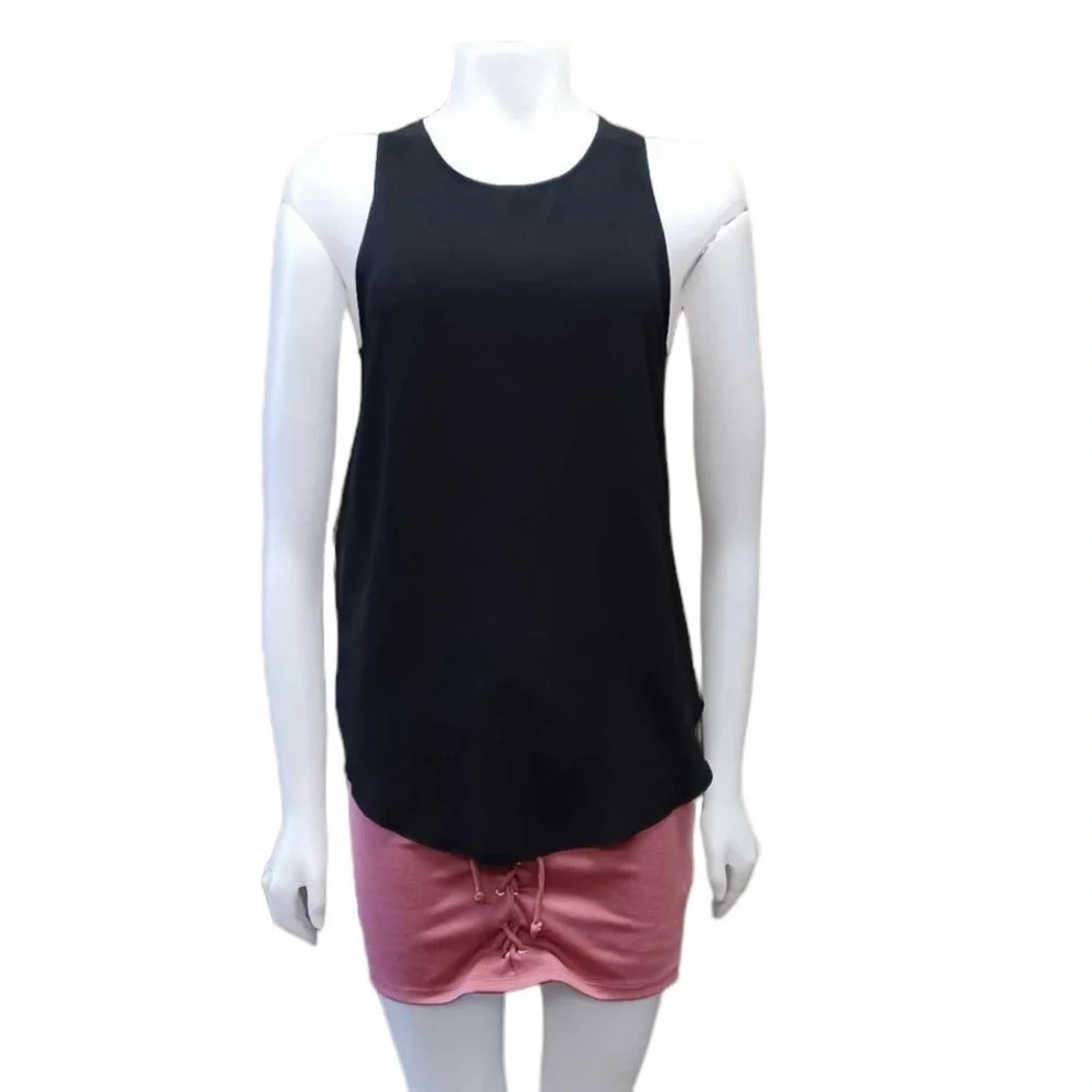 Wilfred  100% Silk Black Sleeveless Top Size Small